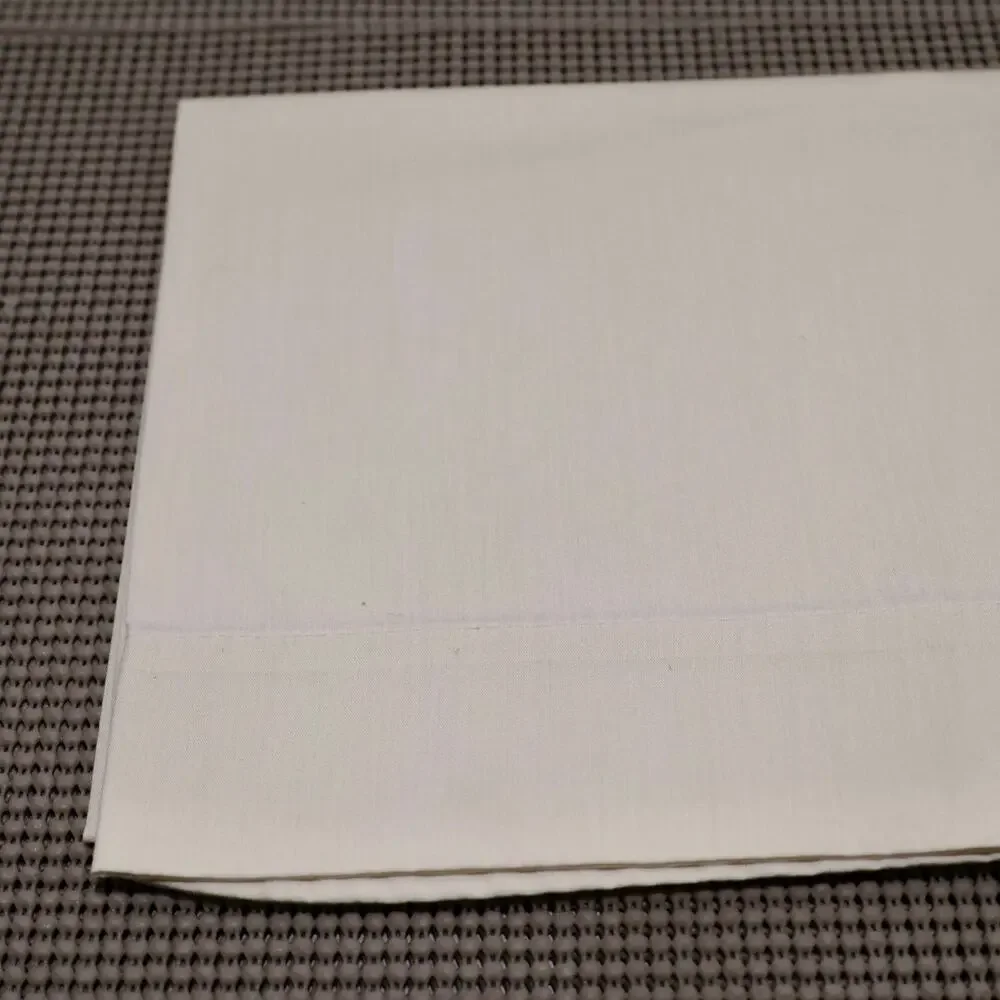 THE BIBB COMPANY Standard Pillowcase Cream 50/50 Cotton Polyester USA